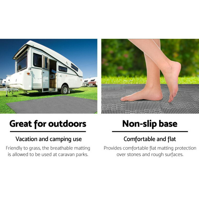 Weisshorn 7M X 2.5M Annex Matting 600GSM Floor Mats Mesh Caravan Camping Annexe - Image 6