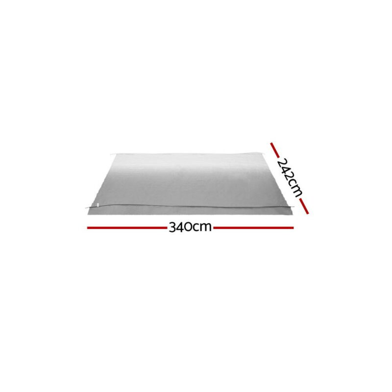 Weisshorn 12ft Caravan Awning RV Replacement Fabric 3.40M x 2.42M - Image 2
