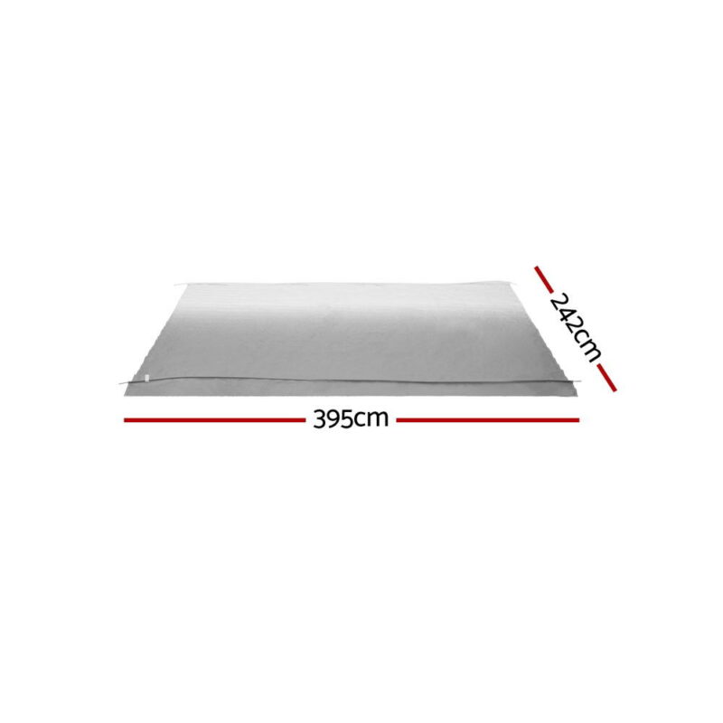 Weisshorn 14ft Caravan Awning RV Replacement Fabric 3.95M x 2.42M - Image 2