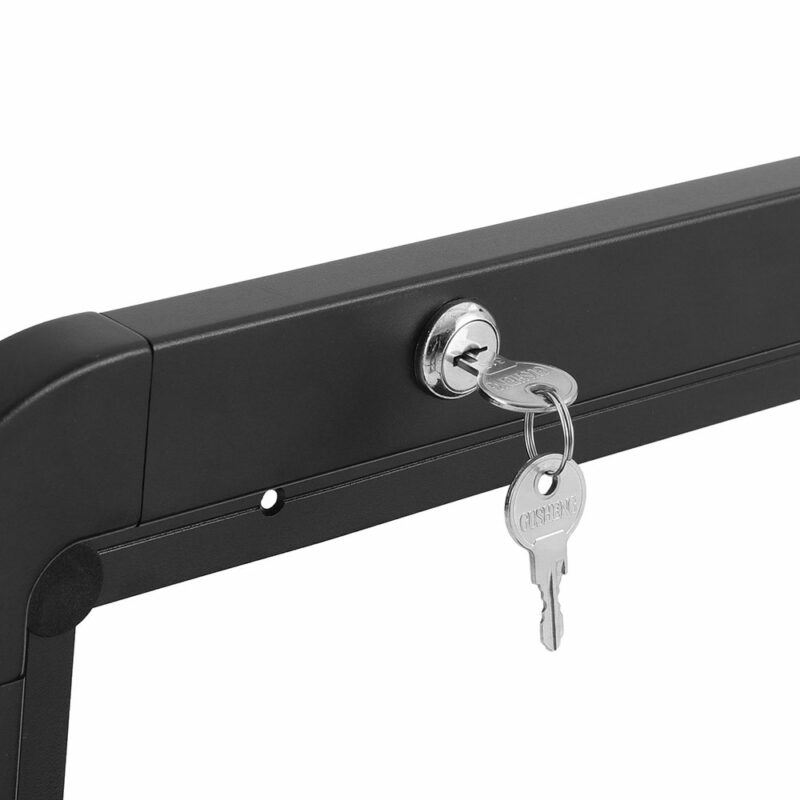 Weisshorn Caravan Table 800 x 450mm Folding Lockable Black - Image 5