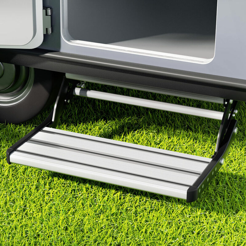 Weisshorn Caravan Step Pull Out Step Single Aluminium 200KG - Image 5