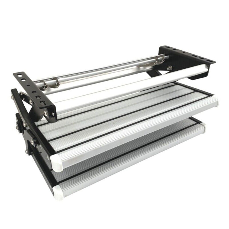 Aluminium Double Caravan Step Pull Out Folding Steps For Road RV Camper Trailer - Image 8