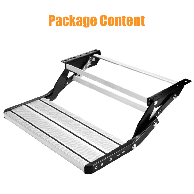 200KG Heavy Duty Caravan Step Folding Pull Out Portable RV Camper Trailer Tools - Image 9