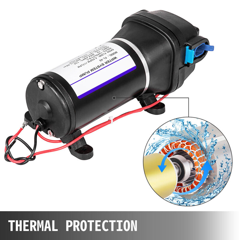 12V Water Pump FL-40 High Pressure 17/10LPM For Caravan Boat Camp Washdown - Image 5