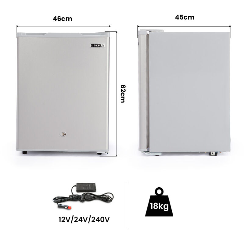 GECKO 70L Portable Fridge Freezer for Car Camping Caravans Fridges Refrigerator Cooler 12V/24V/240V - Image 6