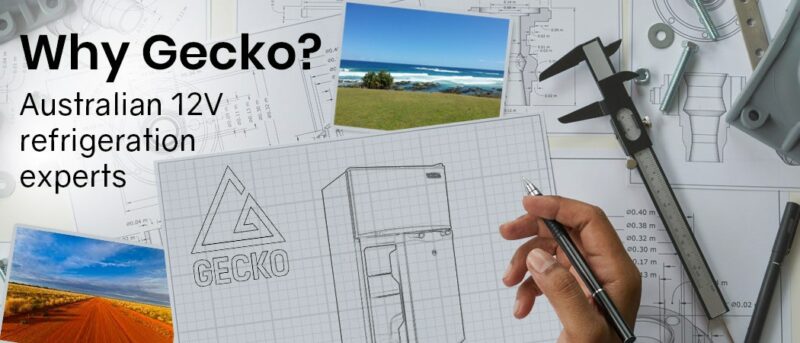 GECKO 125L Portable Fridge Freezer Camping Motorhome Caravan Upright Fridges 12V/24V/240V, Black - Image 6