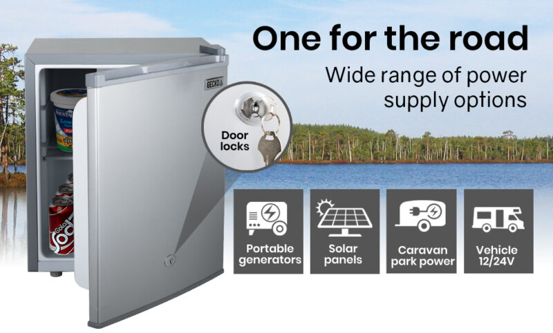 GECKO 57L Portable Bar Fridge Refrigerator 12V/24V/240V Camping Camper Caravan - Image 6