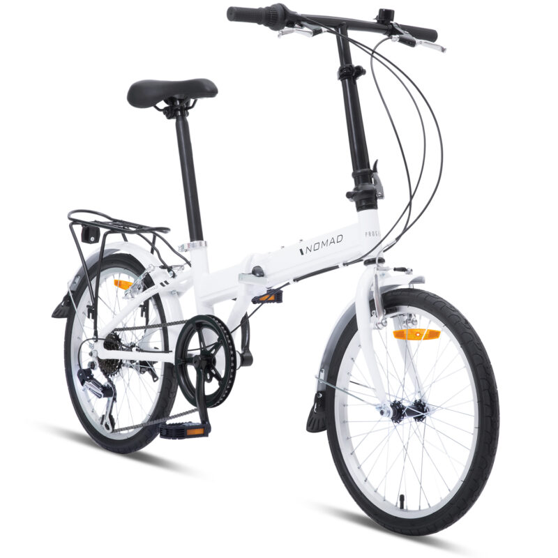 Progear Bikes Nomad Folding Bike 20 in Pearl White"