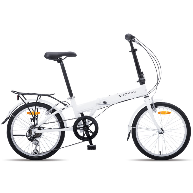 Progear Bikes Nomad Folding Bike 20 in Pearl White" - Image 2