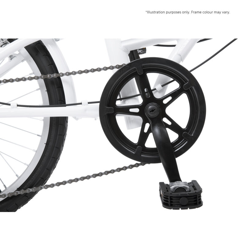 Progear Bikes Nomad Folding Bike 20 in Pearl White" - Image 9
