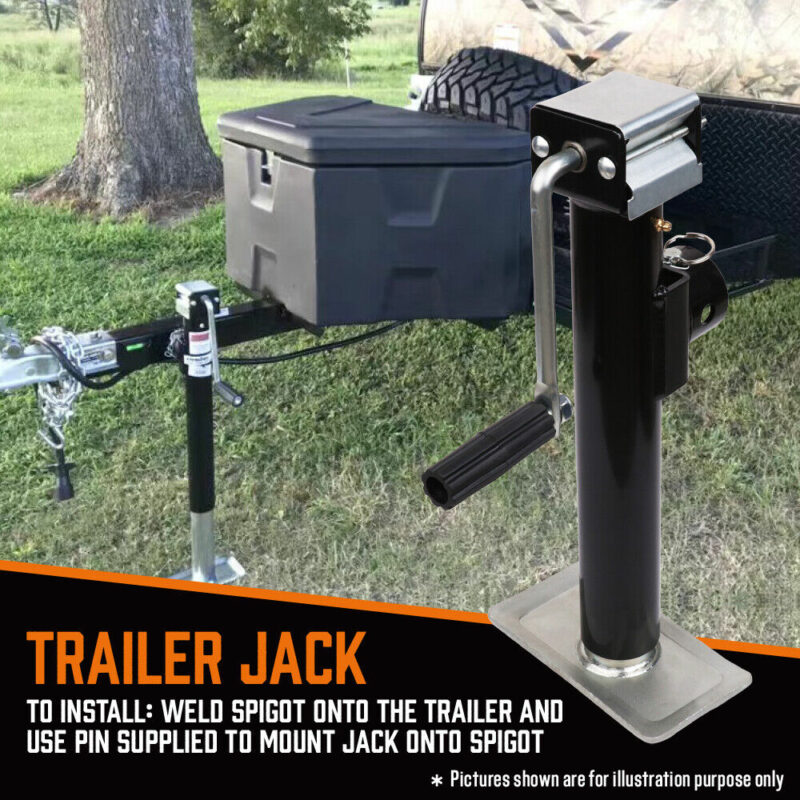 2x Trailer Caravan Canopy Jack Stand 2267kg/ 5000lbs Heavy Duty Weld Bracket - Image 10