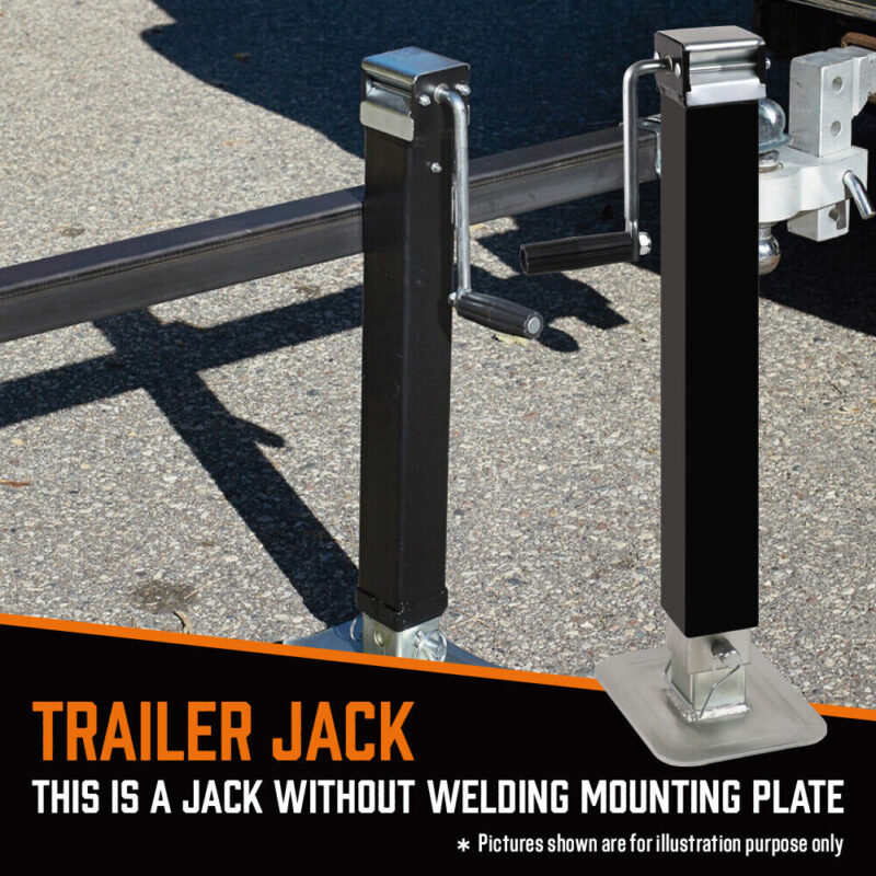4x Trailer Caravan Canopy Jack Leg Stand Heavy Duty 3175KG 7000lbs Side Handle - Image 9