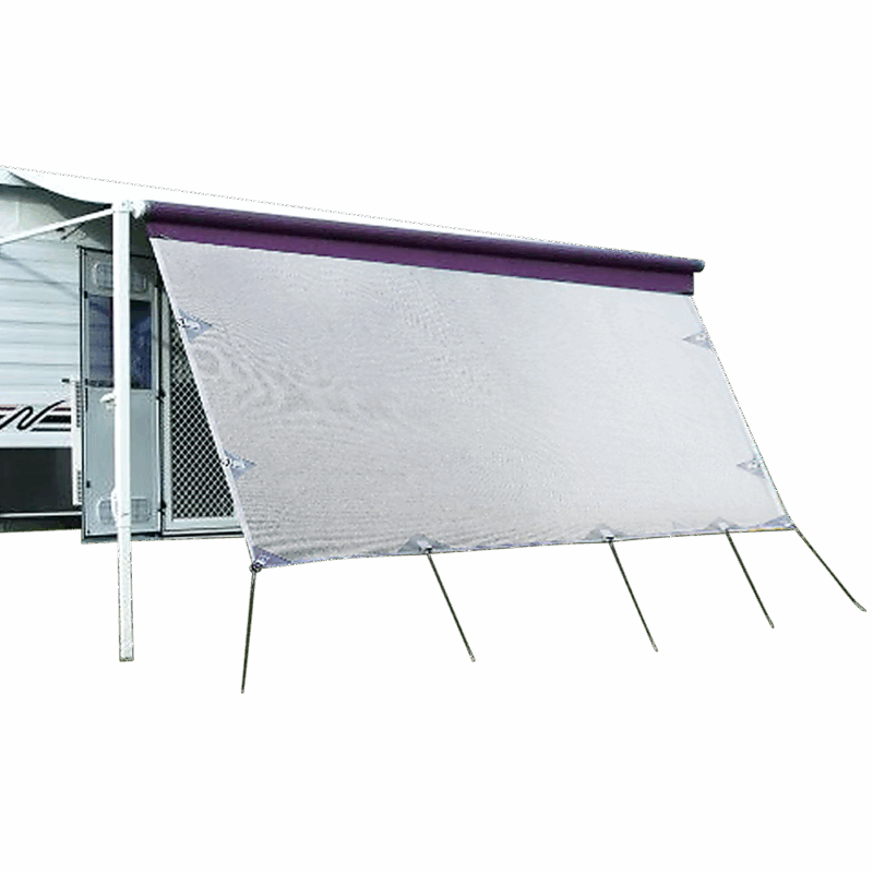 4.6m Caravan Privacy Screen Side Sunscreen Sun Shade for 16' Roll Out Awning