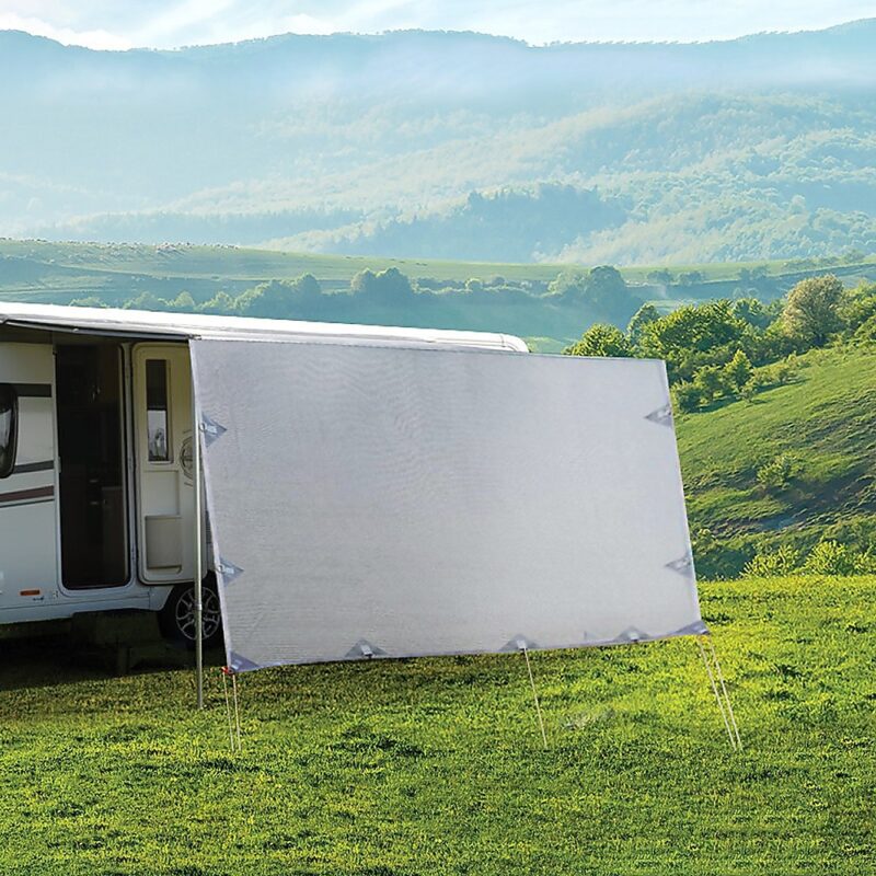 4.6m Caravan Privacy Screen Side Sunscreen Sun Shade for 16' Roll Out Awning - Image 2