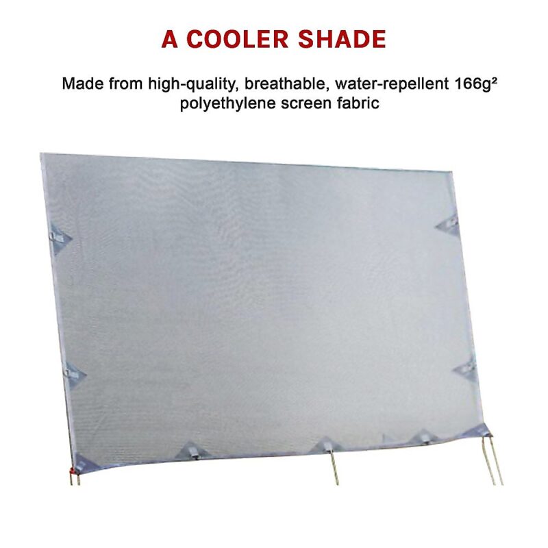 4.6m Caravan Privacy Screen Side Sunscreen Sun Shade for 16' Roll Out Awning - Image 7