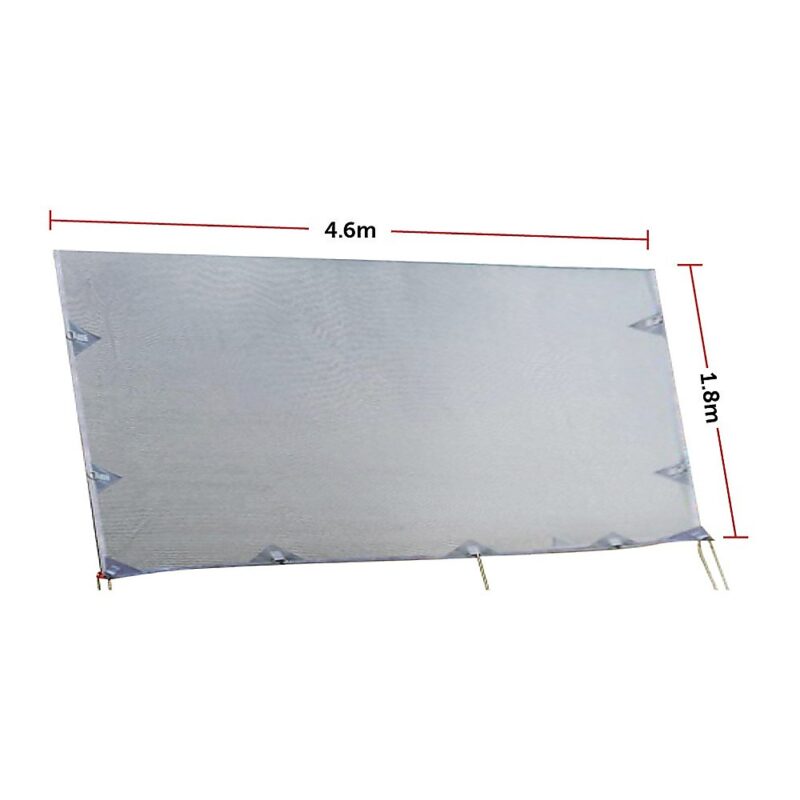 4.6m Caravan Privacy Screen Side Sunscreen Sun Shade for 16' Roll Out Awning - Image 8