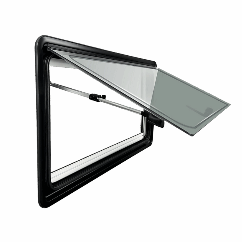RV Caravan Camper Van Hinged Push Out Window Motorhome Exit Window 900mm x 500mm