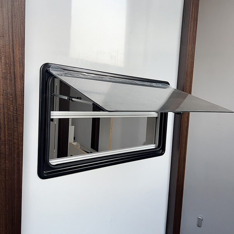 RV Caravan Camper Van Hinged Push Out Window Motorhome Exit Window 900mm x 500mm - Image 6