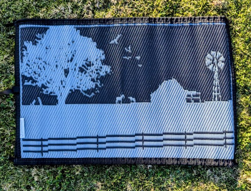 Country Grey 3m x 1.8m recycled mat - Image 4