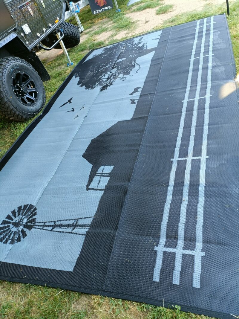 Country Grey 4m x 2.4m recycled mat - Image 2