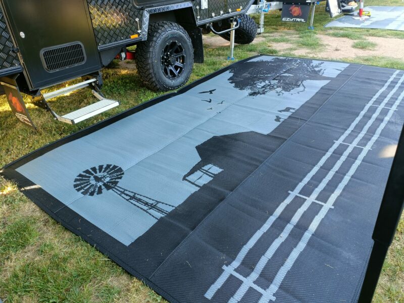 Country Grey 4m x 2.4m recycled mat - Image 3