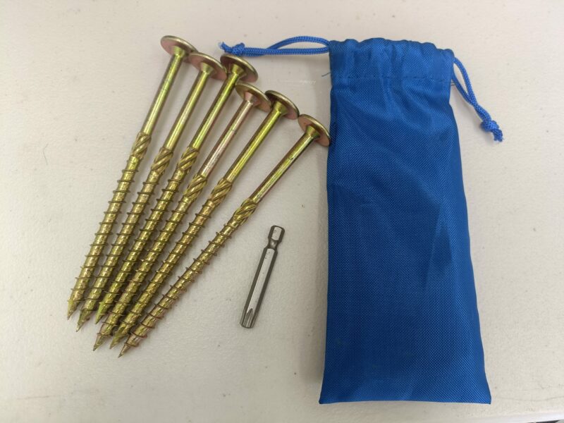 Mat Screw Kit (6 pack with bit) - Image 3